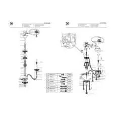 Подвесная люстра адель цвета хром