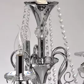 Подвесная люстра адель цвета хром