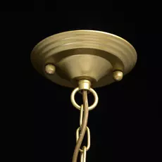 Подвесная люстра адель золотого цвета