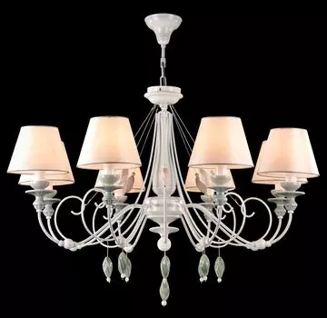 Подвесная люстра Adelia с подвесками из керамики