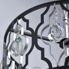 Подвесная люстра альгеро черного цвета