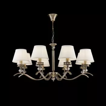 Подвесная люстра Alessandra с белыми плафонами