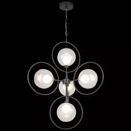 Подвесная люстра Alfa с плафонами из стекла