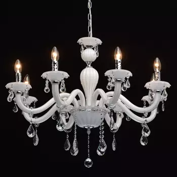 Подвесная люстра элла белого цвета