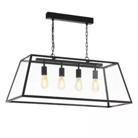 Подвесная люстра Amesbury с трапецевидным плафоном