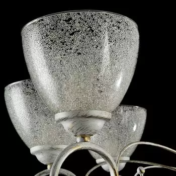 Подвесная люстра Annette с плафонами из стекла