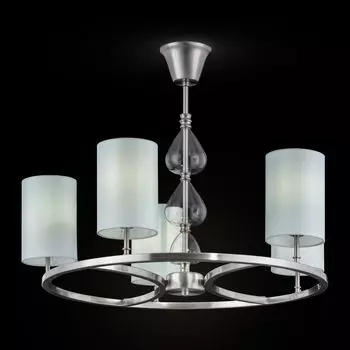 Подвесная люстра Armony с голубыми абажурами