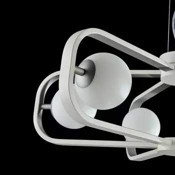 Подвесная люстра Avola с белыми плафонами