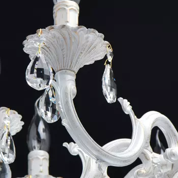 Подвесная люстра аврора белого цвета