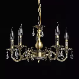 Подвесная люстра аврора с хрустальными подвесками