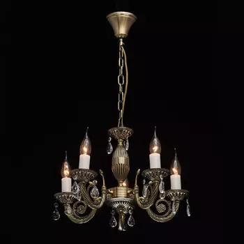 Подвесная люстра аврора золотого цвета