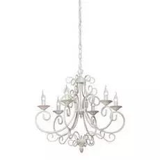 Подвесная люстра белого цвета