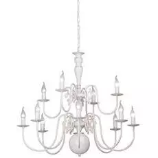 Подвесная люстра белого цвета