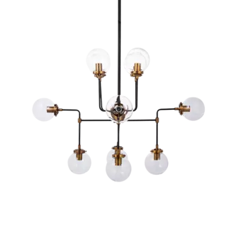 Подвесная люстра Bistro Globe с плафонами из стекла