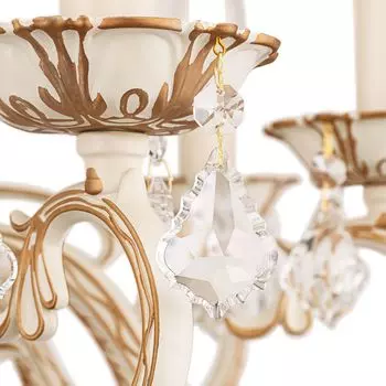 Подвесная люстра Bronze бежевого цвета