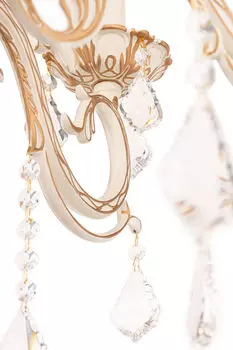 Подвесная люстра Bronze с подвесками из хрусталя