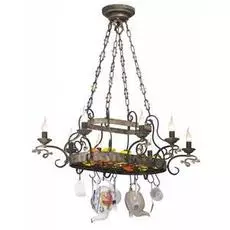 Подвесная люстра бронзового цвета