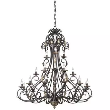 Подвесная люстра бронзового цвета