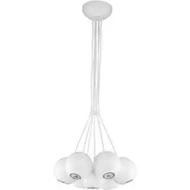 Подвесная люстра Bubble белого цвета