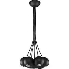 Подвесная люстра Bubble Black черного цвета