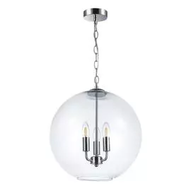 Подвесная люстра Bulla с плафоном из стекла