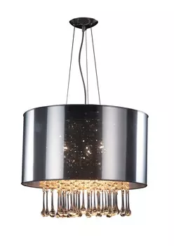 Подвесная люстра Camilla в стиле гламур с хрустальными подвесками