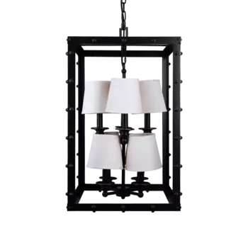 Подвесная люстра Cepheus с бежевыми абажурами