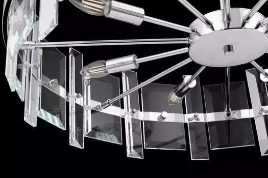 Подвесная люстра Cerezo из стеклянных пластин