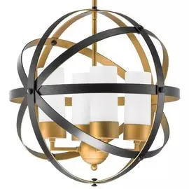 Подвесная люстра Cero с белыми плафонами