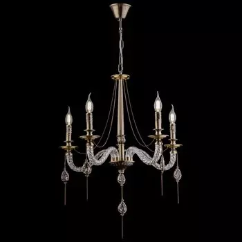 Подвесная люстра Charis со стеклянными подвесками