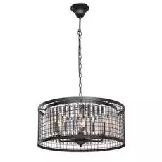 Подвесная люстра черного цвета