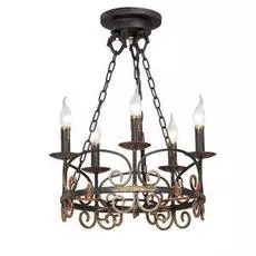 Подвесная люстра черного цвета