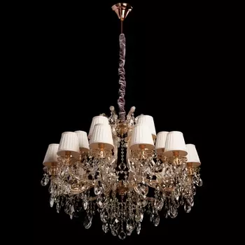 Подвесная люстра Chiaro даниэль с белыми абажурами