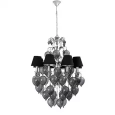 Подвесная люстра Chiaro федерика с черными абажурами