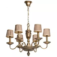 Подвесная люстра Chiaro габриэль с бежевыми абажурами