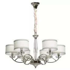 Подвесная люстра Chiaro "Палермо" с белыми абажурами
