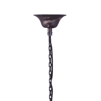 Подвесная люстра Chique Aver Black с деревянными подвесками