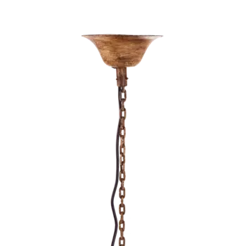 Подвесная люстра Chique Eddo коричневого цвета