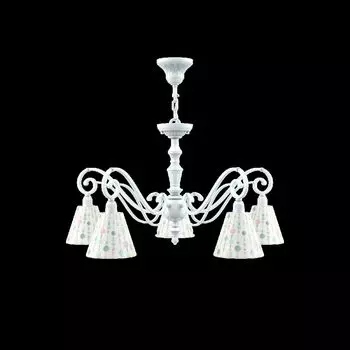 Подвесная люстра Classic с разноцветными плафонами