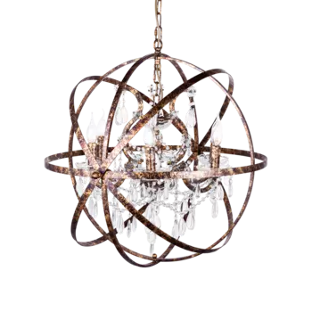 Подвесная люстра Cristal с хрустальными подвесками