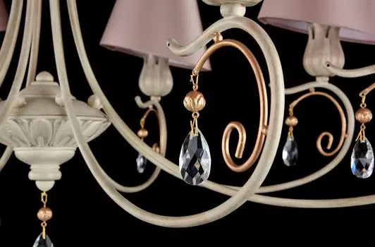 Подвесная люстра Cutie с розовыми плафонами