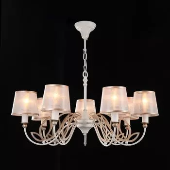 Подвесная люстра Dafni с белыми плафонами