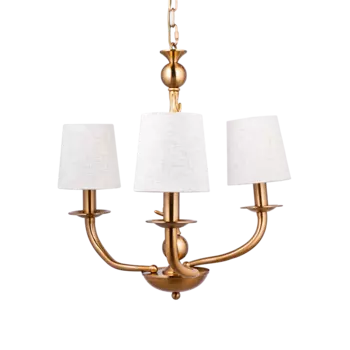 Подвесная люстра Dart с белыми абажурами