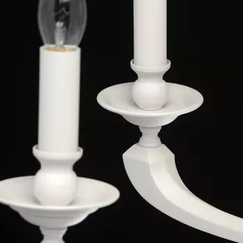 Подвесная люстра дель рей белого цвета