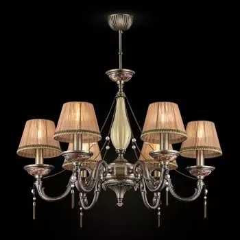 Подвесная люстра Demitas с бронзовым основанием