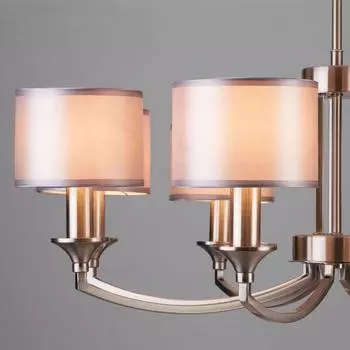 Подвесная люстра Diana с текстильными абажурами