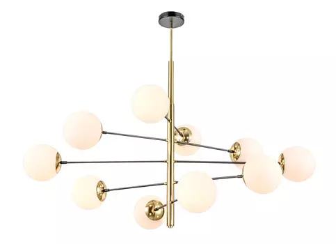 Подвесная люстра Direct с белыми плафонами