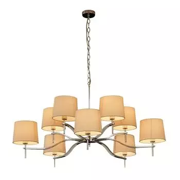 Подвесная люстра Divinare с текстильным абажуром