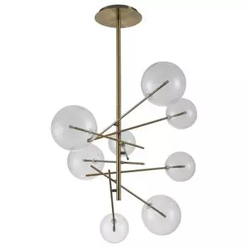 Подвесная люстра джета бронзового цвета