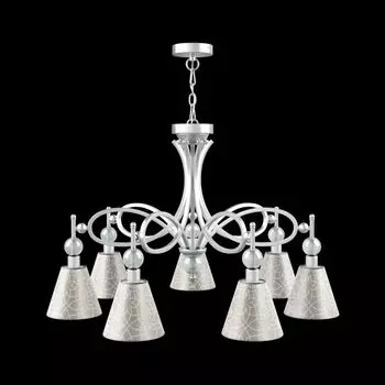 Подвесная люстра Eclectic с серыми абажурами